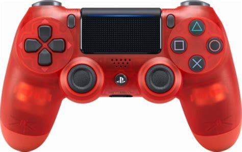 SONY Controller DualShock per Sony PS4 rosso trasparente